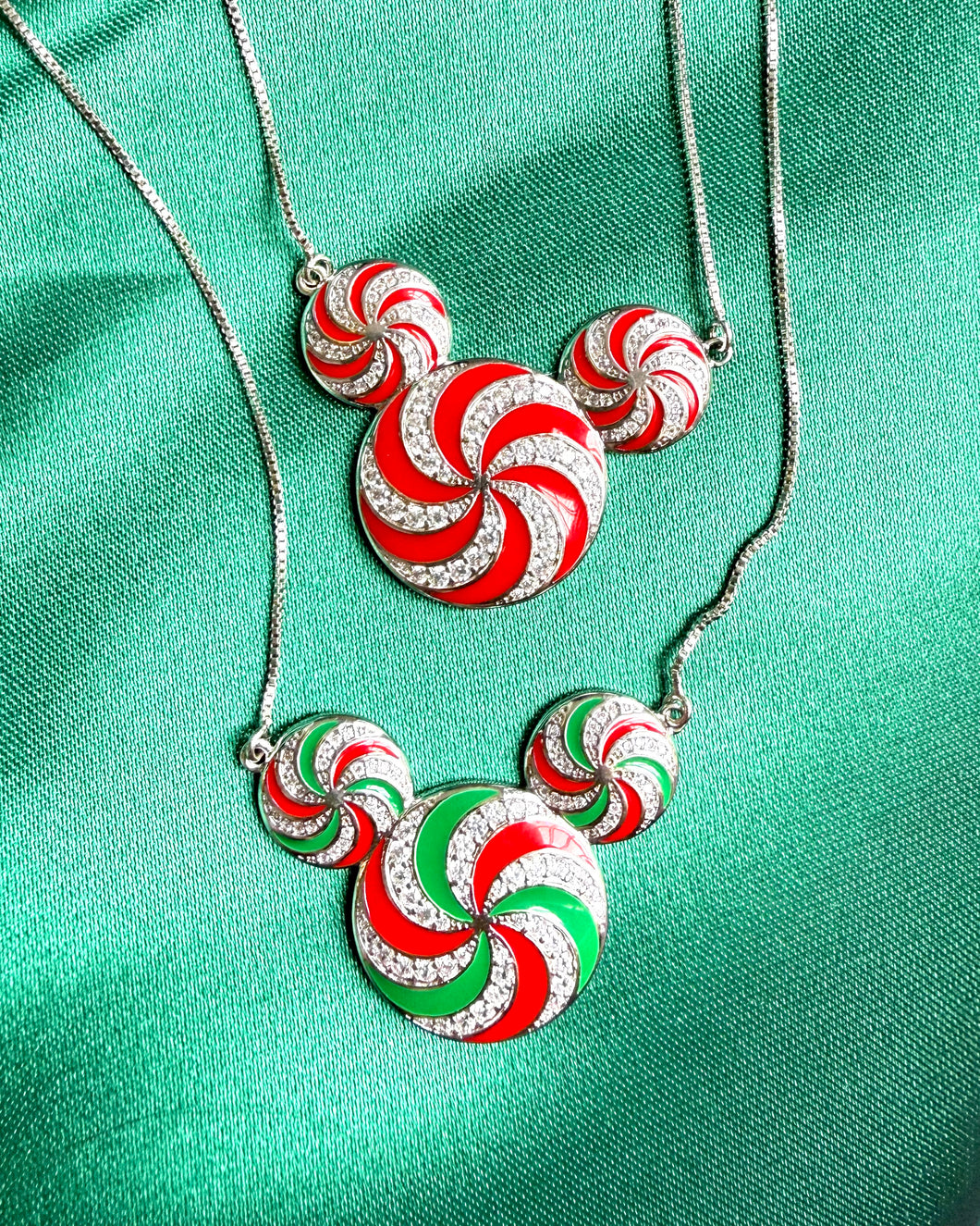 Peppermint Mouse Necklace